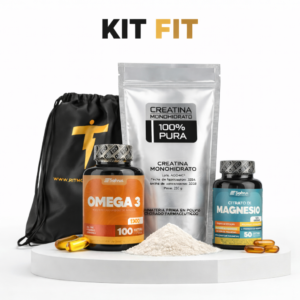 KIT FIT - Creatina + Omega 3 + C Magnesio + Obsequio