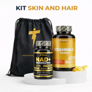 KIT SKIN & HAIR - NAD Resveratrol + Vitamina E con Selenio + Obsequio
