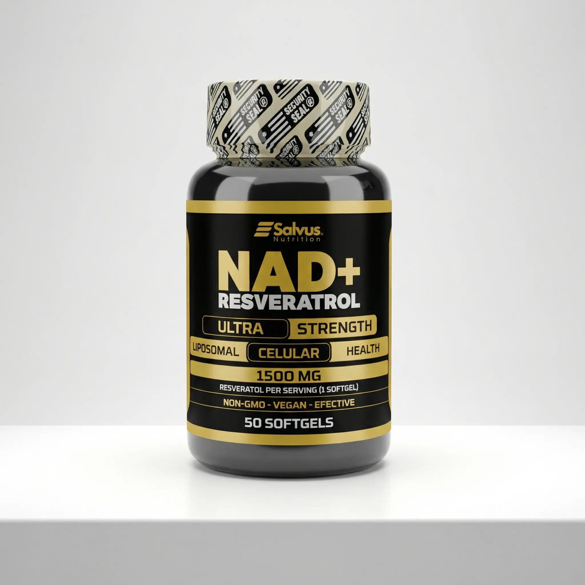 NAD+ Resveratrol – 50 Cápsulas blandas